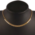 Collar de Acero 316L con Dije Borla Redondo